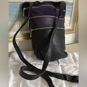The Sak Black and Purple Women's Bag